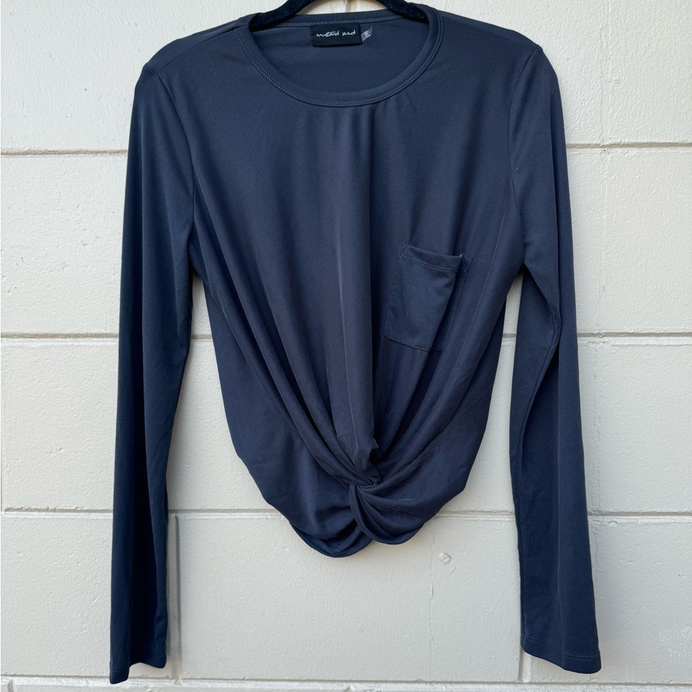 Mustard seed baby twist front shirt